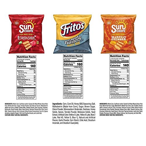 Ultimate Snacks Care Package, Flavor Variety Assortment Of Chips