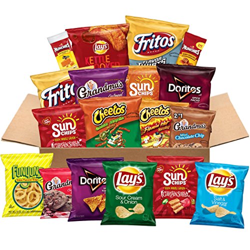 Ultimate Snacks Care Package, Flavor Variety Assortment Of Chips