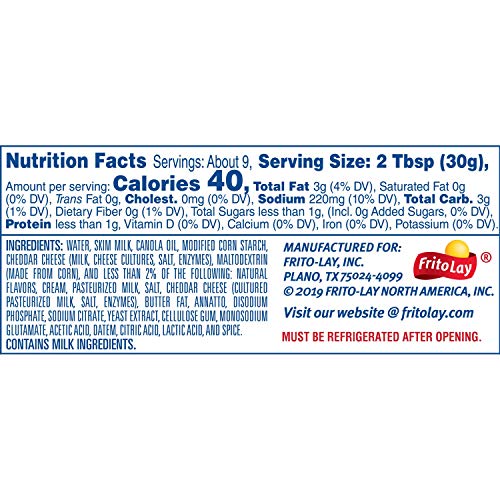 Fritos Mild Cheddar Cheese Dip, 9 Ounce