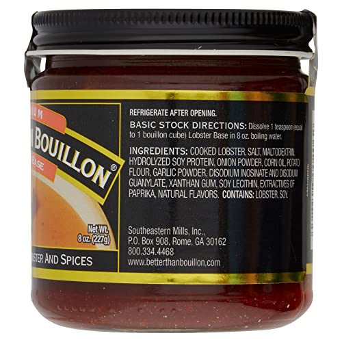 Better Than Bouillon Lobster Base Broth 8.0 Oz Pack Of 2