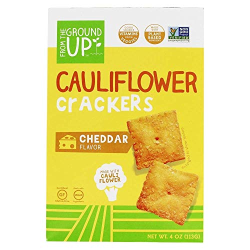 From The Ground Up - Cauliflower Crackers Cheddar - 4 Oz.