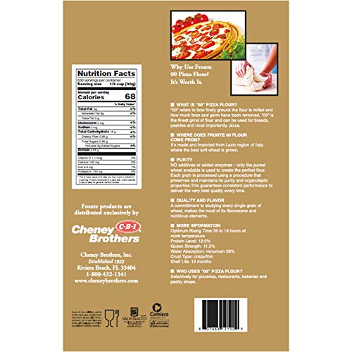 Bulk 55 Lbs | All Purpose | All Natural00 Flour For Pizza, Pas