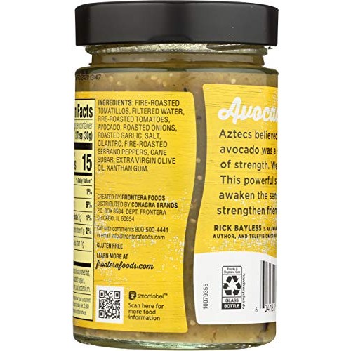 Frontera Especial Avocado Tomatillo Salsa, Medium, 12.5 Oz.