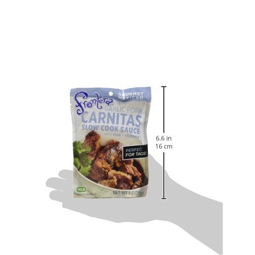 Frontera Garlic Pork Carnitas Slow Cook Sauce, Mild, 8 Oz