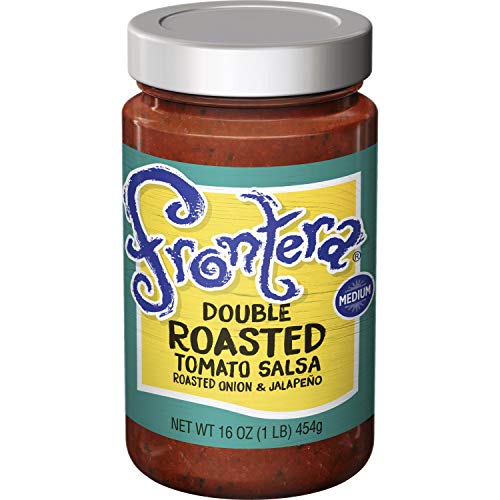 Frontera Gourmet Mexican Double Roasted Tomato Salsa, Medium, Ke