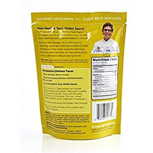 Frontera Mexican Taco Seasoning Sauces New Mexico For Chicken -