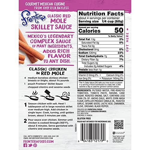 Frontera Red Mole Skillet Sauce, 8 Oz