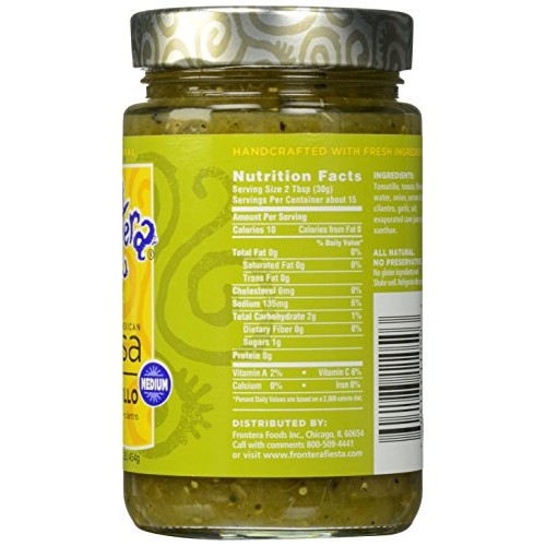 Frontera Salsa, Tomatillo, Medium, 16 Oz