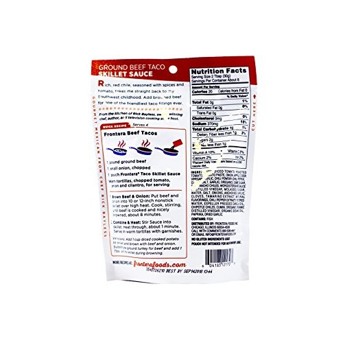 Frontera, Skillet Sauce With Mild Red Chile And Cumin, 8-Ounce