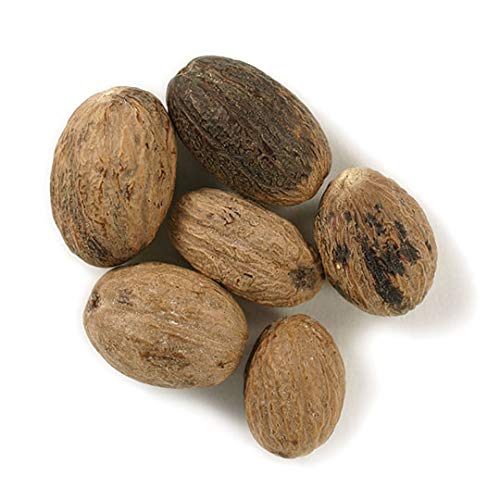One 1Lb Nutmeg Whole Organic Frontier