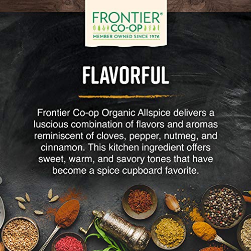 Frontier Co-Op Allspice Whole, Select Grade, Certified Organic,