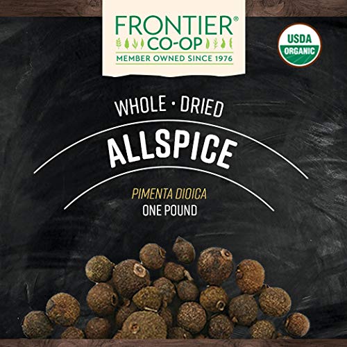 Frontier Co-Op Allspice Whole, Select Grade, Certified Organic,