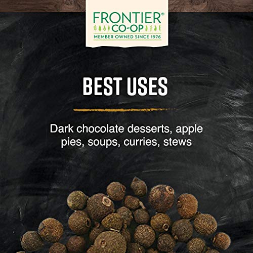 Frontier Co-Op Allspice Whole, Select Grade, Certified Organic,