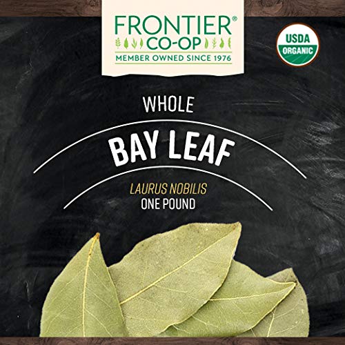 Frontier Co-Op Bay Leaf Whole, Hand Select, Certified Organic, K