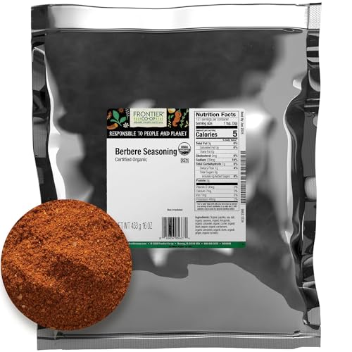 Frontier Co-op Berbere Seasoning, 1lb Bulk Bag, Organic & Natura...