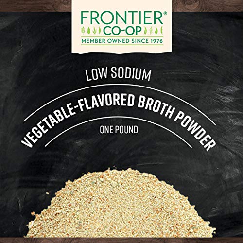Frontier Co-Op Broth Powder, Vegetable Flavored Low Sodium | 1