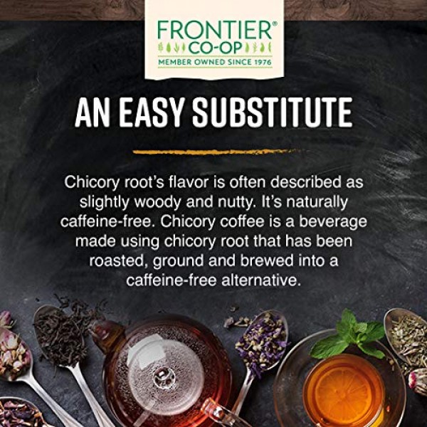Frontier Co-Op Chicory Root Roasted Granules, Certified Organic,