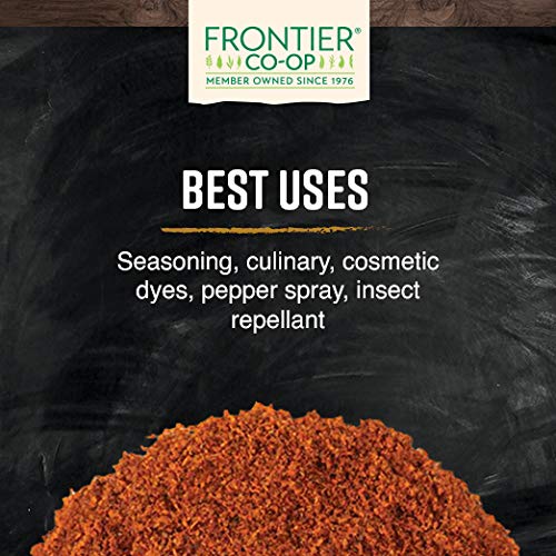 Frontier Co-Op Chili Peppers Ground, Cayenne 35,000 Hu, Certifie