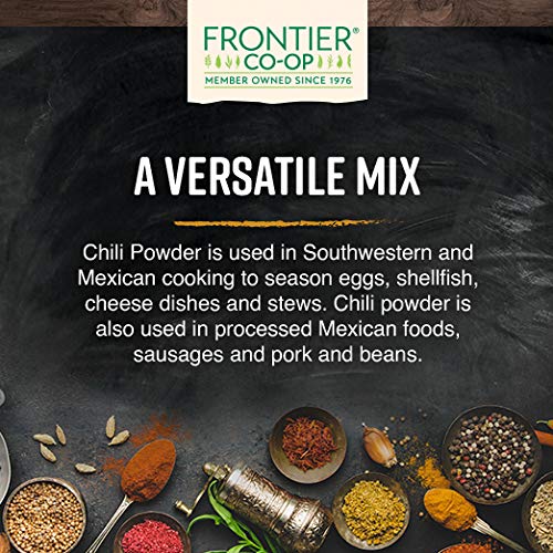 Frontier Co-Op Chili Powder Blend, Certified Organic, Kosher, Sa