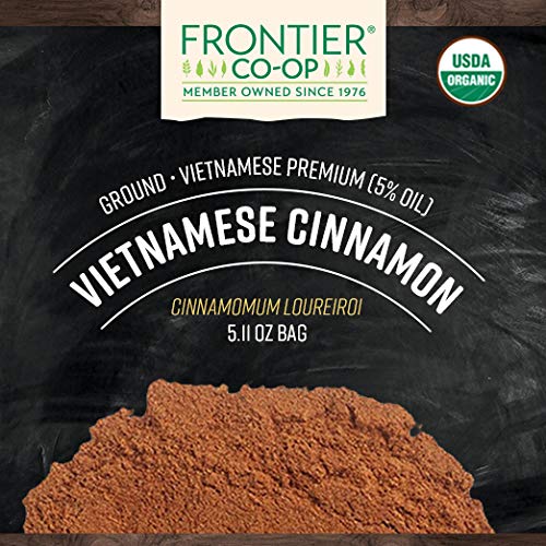 Frontier Co-Op Cinnamon Ground, Vietnamese Premium 5% Oil, Cer