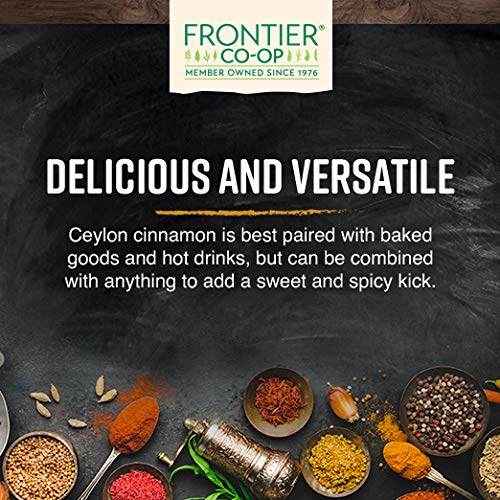 Frontier Co-Op Cinnamon Powder, Ceylon, Certified Organic, Fair Frontier Co-Op Cinnamon Powder, Ceylon, Certified Organic, Fair
