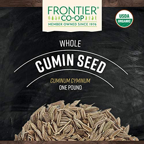 Frontier Co-Op Cumin Seed Whole, Certified Organic, Kosher, Non-