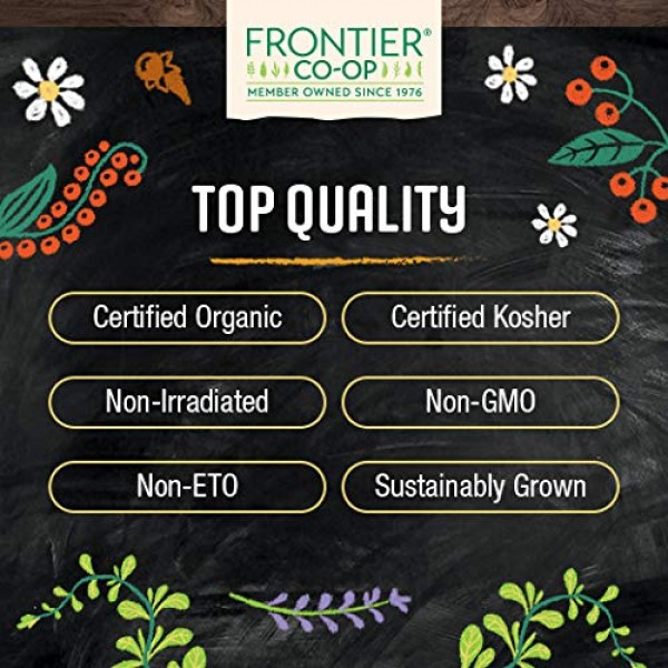 Frontier Co-op Cumin Seed Whole, Certified Organic, Kosher, Non-...