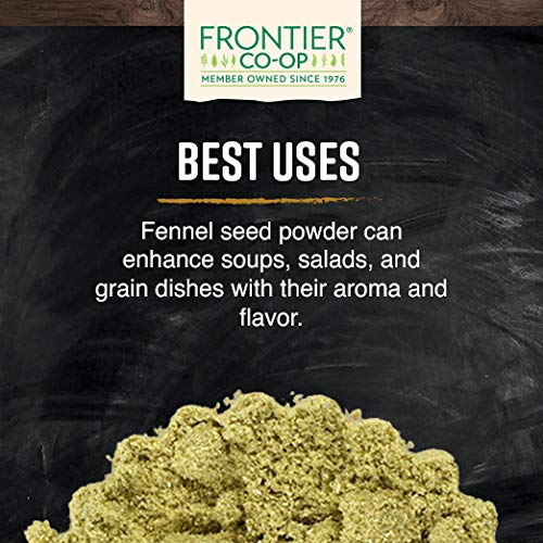Frontier Co-Op Fennel Seed Powder, Kosher | 1 Lb. Bulk Bag | Foe