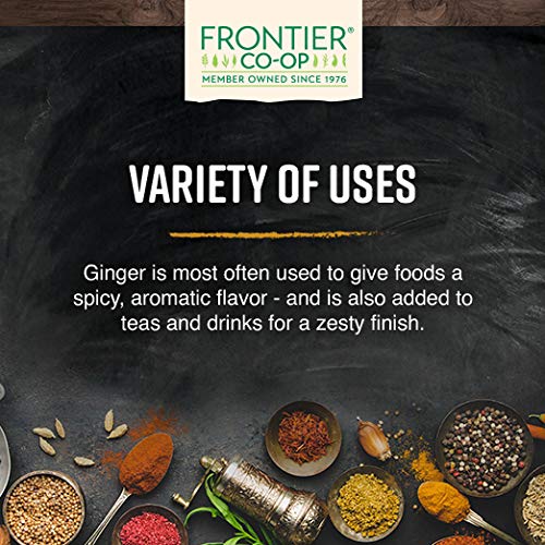 Frontier Co-Op Ginger Root Powder, Certified Organic, Kosher, No