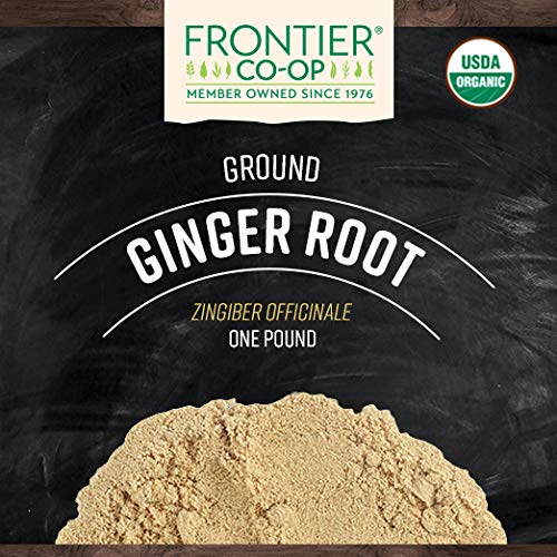 Frontier Co-Op Ginger Root Powder, Certified Organic, Kosher, No
