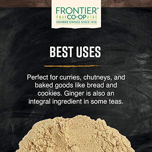 Frontier Co-Op Ginger Root Powder, Certified Organic, Kosher, No