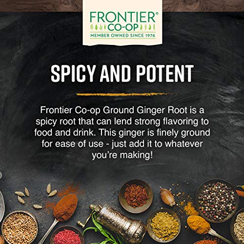Frontier Co-Op Ginger Root Powder, Certified Organic, Kosher, No