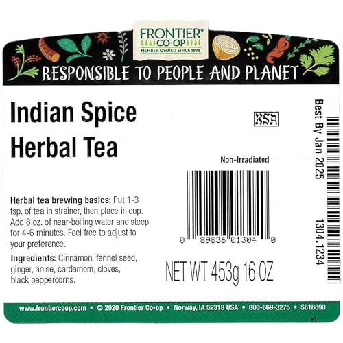 Frontier Co-op Indian Spice Herbal Tea 1lb