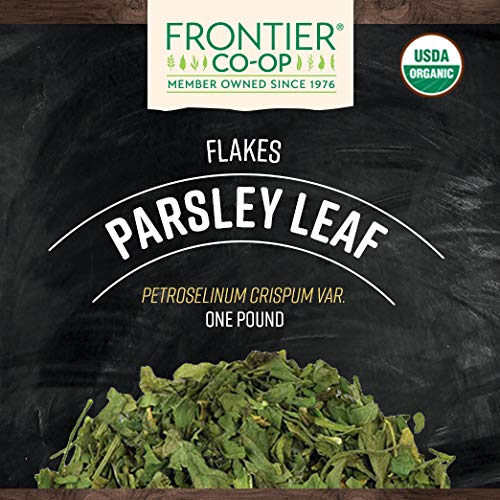 Frontier Co-Op Parsley Leaf Flakes, Certified Organic, Kosher, N