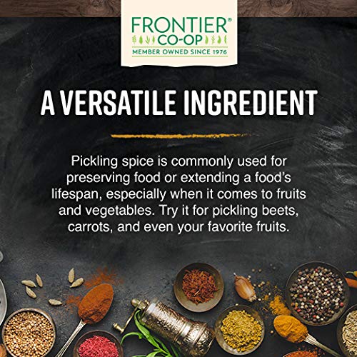 Frontier Co-Op Pickling Spice, Certified Organic, Kosher, Salt-F