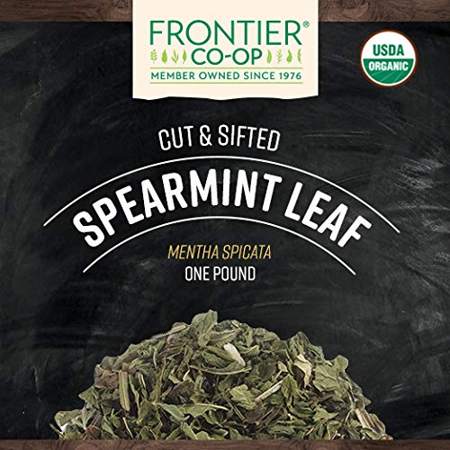 Frontier Co-Op Spearmint Leaf, Cut &Amp; Sifted, Certified Organic,