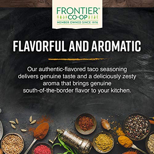 Frontier Co-Op Taco Seasoning, Kosher, Salt-Free, Non-Irradiated