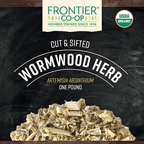 Frontier Co-Op Wormwood Herb, Cut &Amp; Sifted, Certified Organic, K
