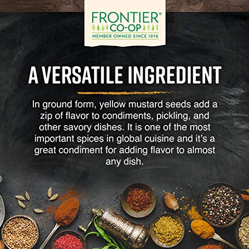 Frontier Mustard Seed, Yellow Mustard Powder Certified Organic,