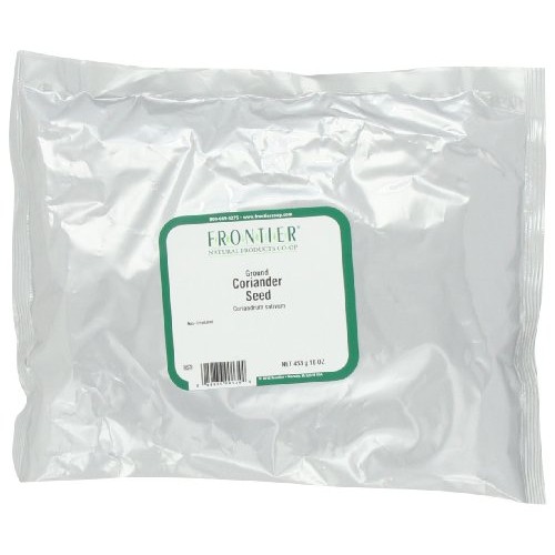 Frontier Coriander Seed Powder, 16 Ounce Bags Pack Of 2