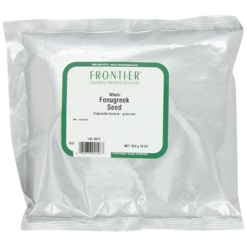 Frontier Fenugreek Seed Whole, 16 Ounce Bags Pack Of 3