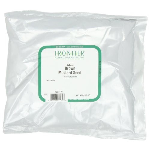 Frontier Mustard Seed, Brown Whole, 16 Ounce Bags Pack Of 3