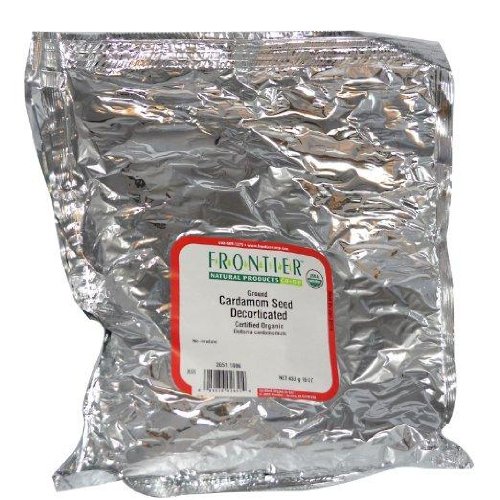 Frontier Natural Products Organic Ground Cardamom Seed - 1 Lb