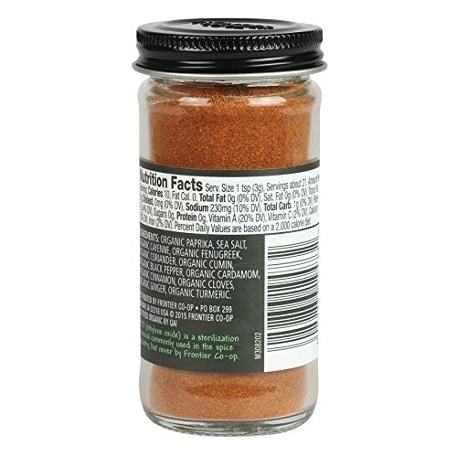 Frontier Berbere Seasoning Organic 2.3 Oz Bottle Frontier Berbere Seasoning Organic 2.3 Oz Bottle