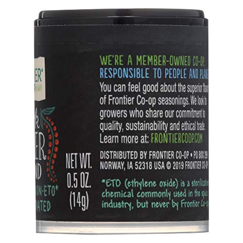 Frontier, Black Pepper Ground, 0.5 Ounce