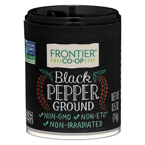 Frontier, Black Pepper Ground, 0.5 Ounce