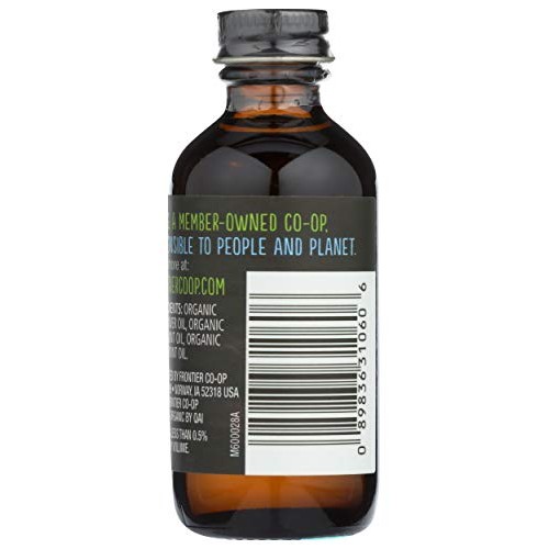 Frontier Mint Flavor Certified Organic, 2-Ounce Bottle