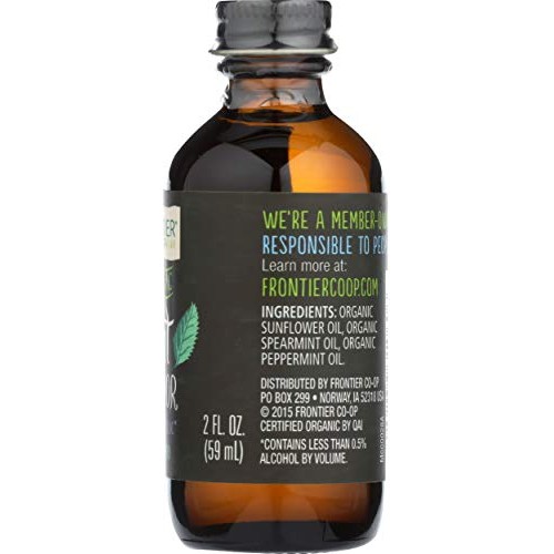 Frontier Mint Flavor Certified Organic, 2-Ounce Bottle