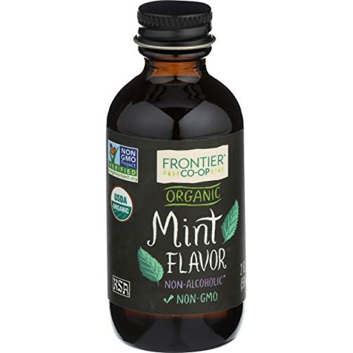 Frontier Mint Flavor Certified Organic, 2-Ounce Bottle