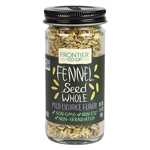Frontier Culinary Spices Whole Fennel Seed, 1.41-Ounce Bottle